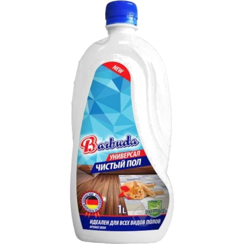 Засіб для миття підлоги BARBUDA Чиста підлога універсальний, 1 л